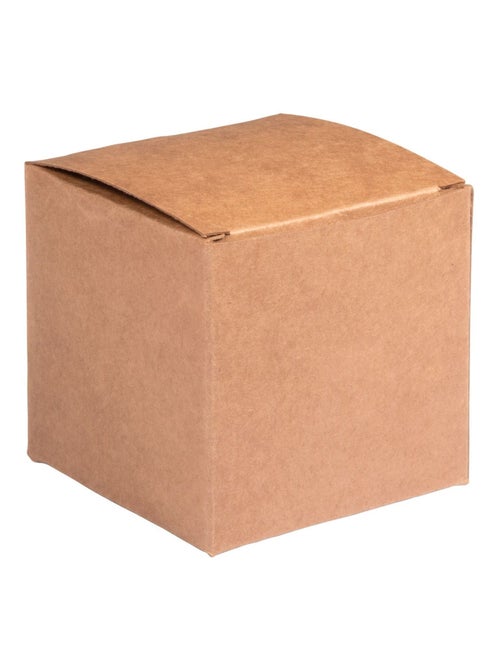 Kit boîte à plier - Carré - Kraft - 7,5 x 7,5 x - Rayher - Kiabi