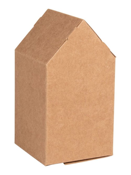 Kit boîte à plier - Maison - Kraft - 14 x 7,5 x - Rayher - Kiabi
