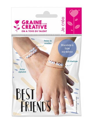Kit bracelets Alphabet Best friends