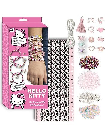Kit bracelets DIY Kawaii Hello Kitty – Plus de 1000 perles