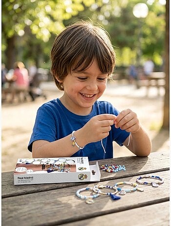 Kit bracelets diy real madrid - plus de 1000 perles