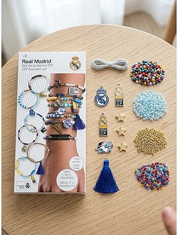 Kit bracelets diy real madrid - plus de 1000 perles