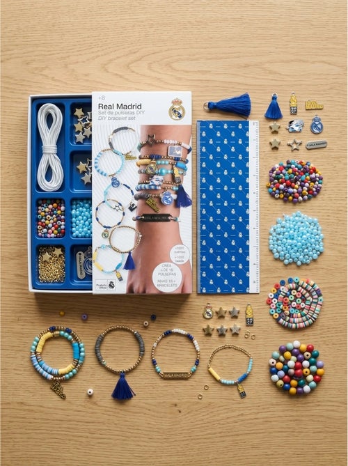 Kit bracelets diy real madrid - plus de 1000 perles - Kiabi Kit bracelets diy real madrid - plus de 1000 perles - Kiabi
