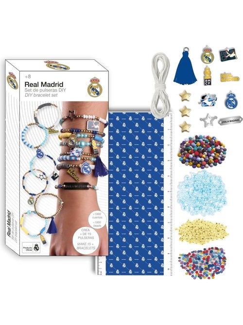 Kit bracelets diy real madrid - plus de 1000 perles - Kiabi Kit bracelets diy real madrid - plus de 1000 perles - Kiabi