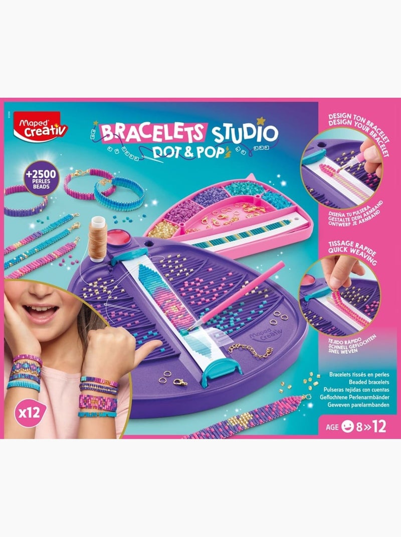 Kit bracelets perles et modèles créatifs N/A - Kiabi