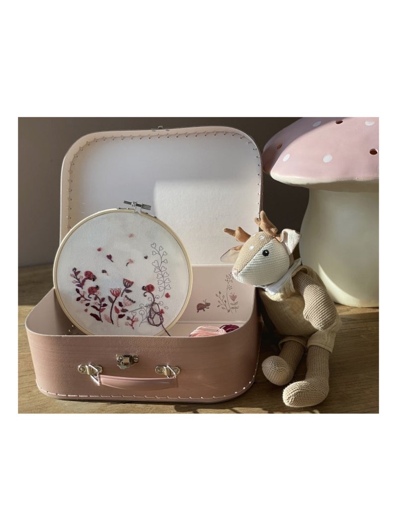 Kit broderie Coccinelles Rose - Kiabi