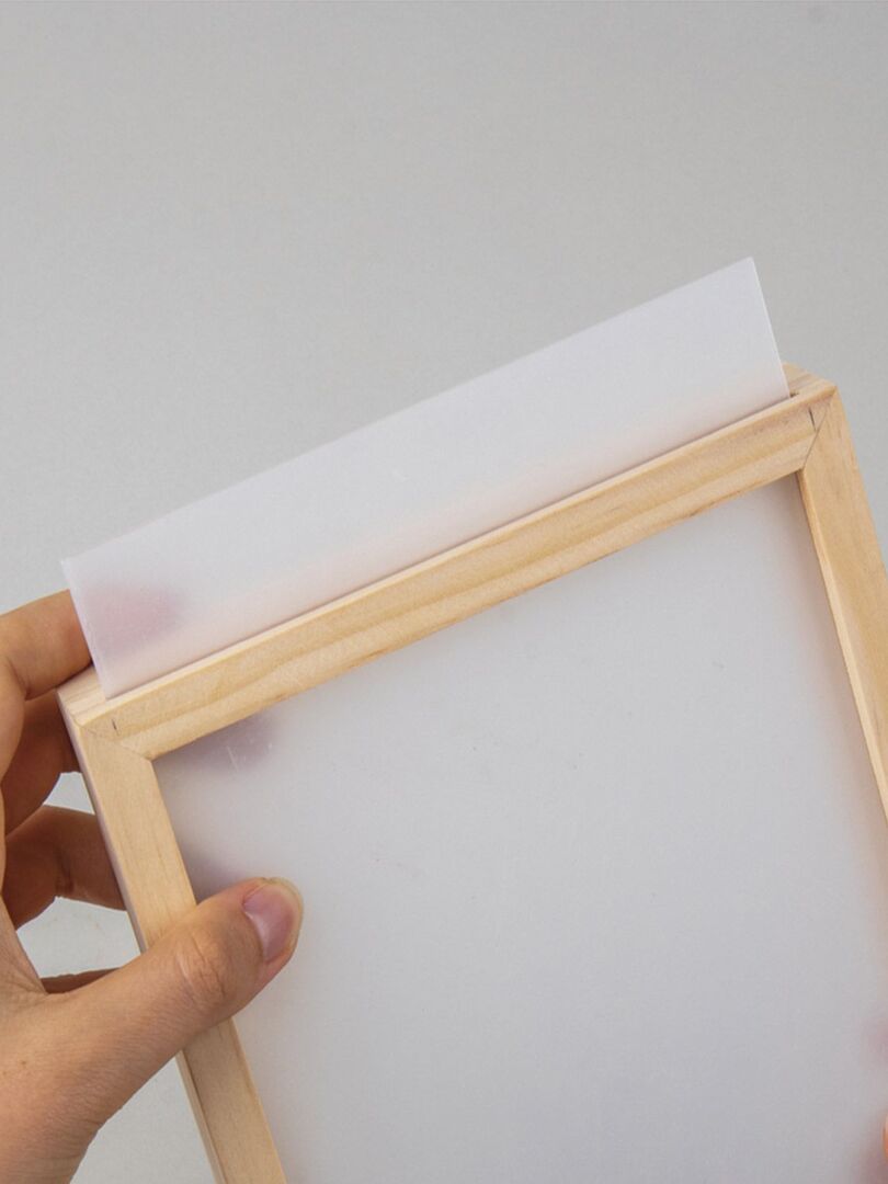 Kit cadre en bois avec fleurs séchées Multicolore - Kiabi