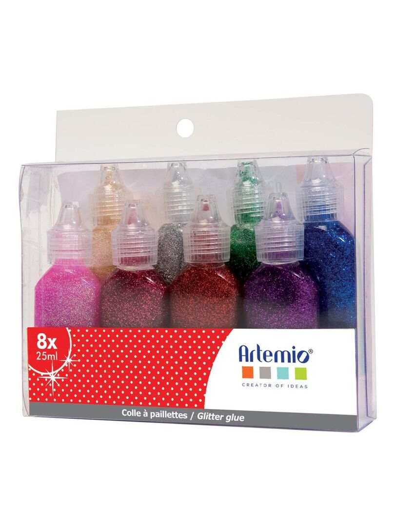 Kit colles paillettes - Artemio Multicolore - Kiabi