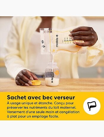 Kit conservation lait maternel medela tout-en-un