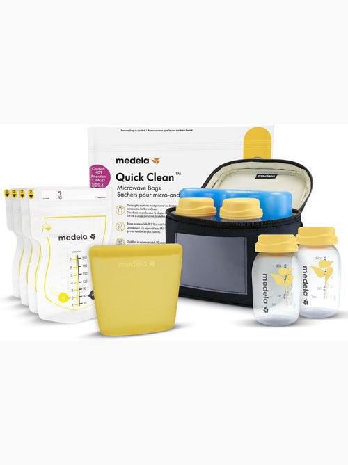 Kit conservation lait maternel medela tout-en-un - Kiabi Kit conservation lait maternel medela tout-en-un - Kiabi