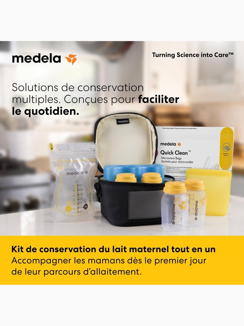 Kit conservation lait maternel medela tout-en-un Multicolore - Kiabi