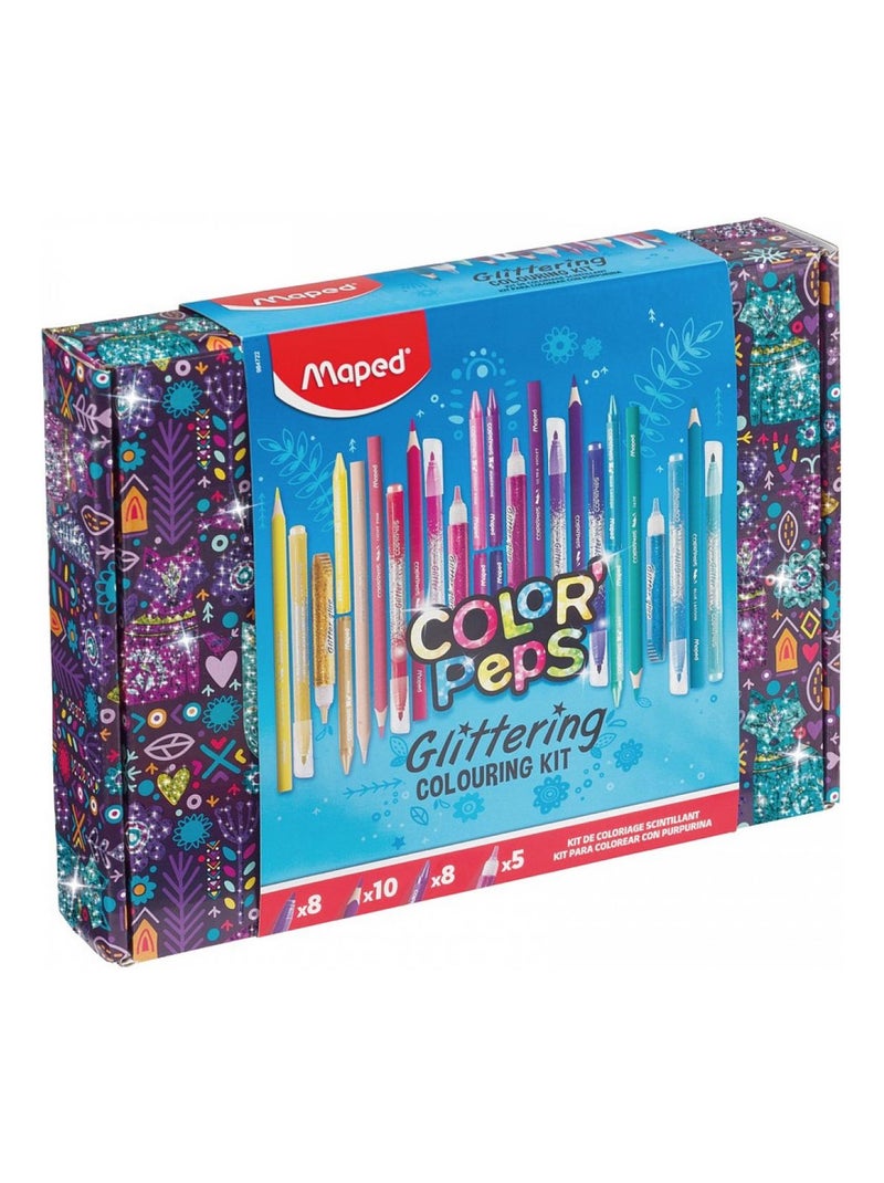 Kit couleurs scintillantes N/A - Kiabi