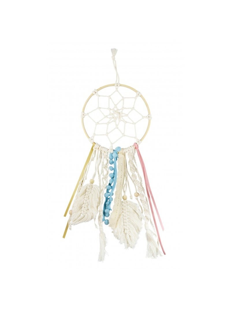 Kit Créatif - Attrape-rêves Macramé Rose - Kiabi