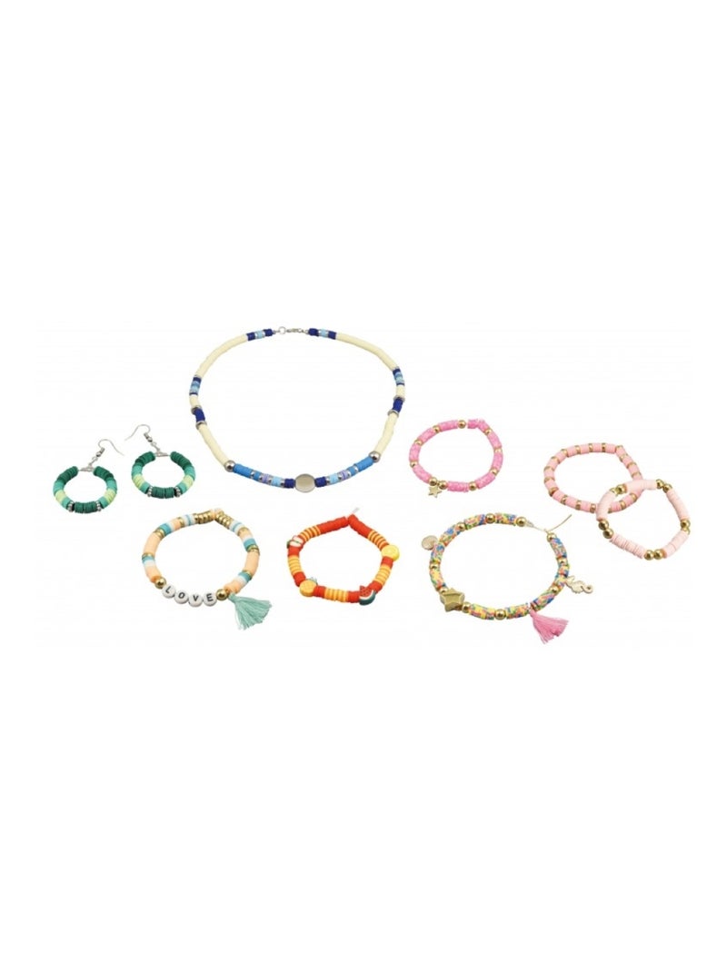 Kit Créatif - Bijoux Heishi Bleu turquoise - Kiabi