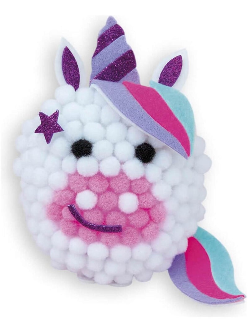 Kit créatif : 1 Licorne Mini Pompons A Créer N/A - Kiabi