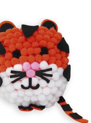 Kit créatif : 1 Tigre Mini Pompons A Créer
