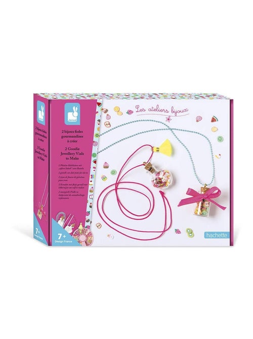 Kit créatif : 2 Bijoux fioles gourmandises à créer - Kiabi