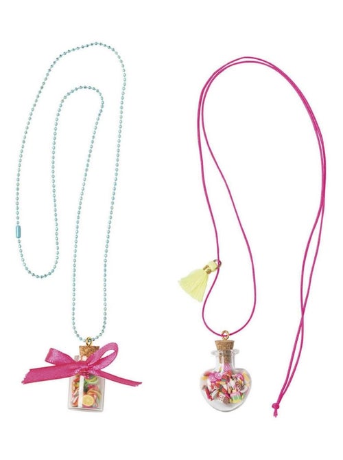 Kit créatif : 2 Bijoux fioles gourmandises à créer - Kiabi