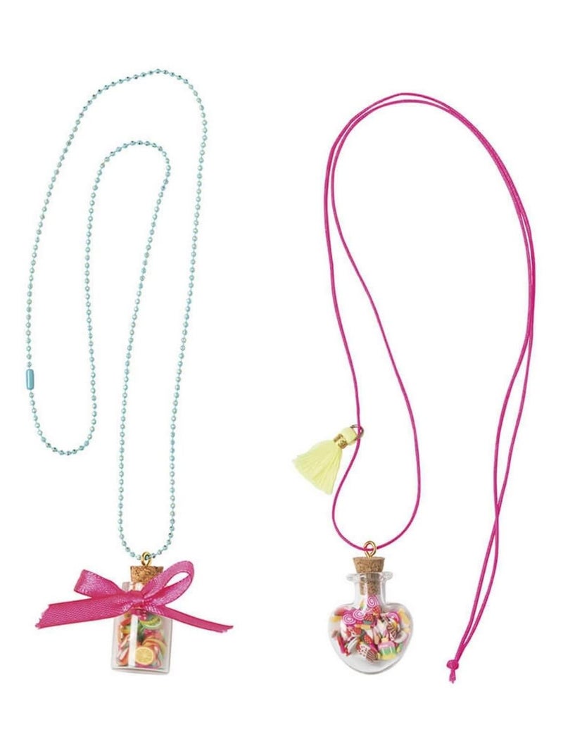 Kit créatif : 2 Bijoux fioles gourmandises à créer N/A - Kiabi