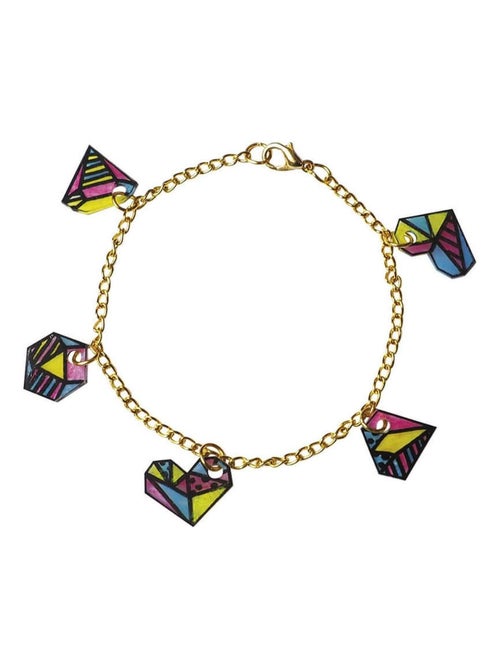Kit créatif : 7 Bijoux En Plastique Fou Geometrix - Kiabi
