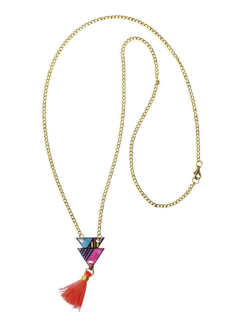 Kit créatif : 7 Bijoux En Plastique Fou Geometrix N/A - Kiabi