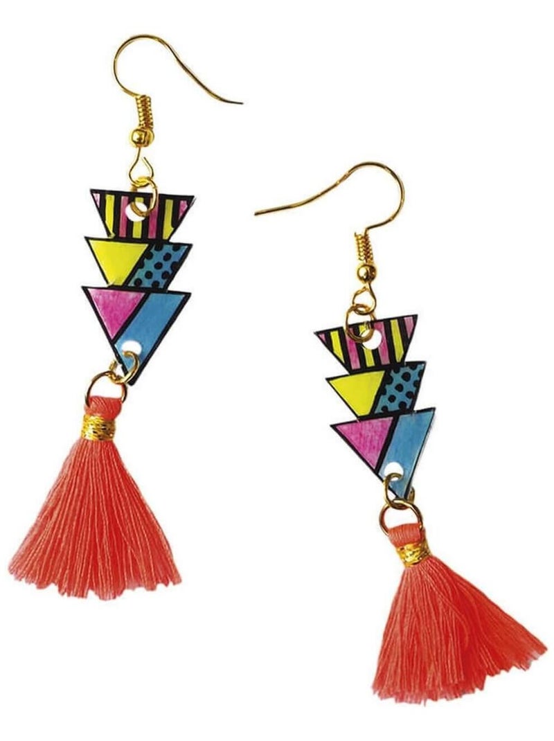 Kit créatif : 7 Bijoux En Plastique Fou Geometrix N/A - Kiabi