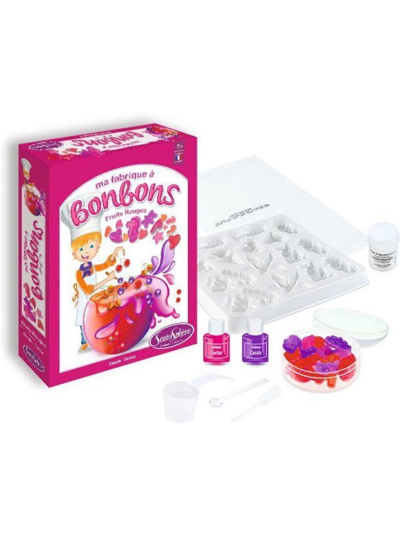 Kit créatif alimentaire - sentosphere - mini fabrique à bonbons - fruits rouges - dès 7 ans Rose - Kiabi