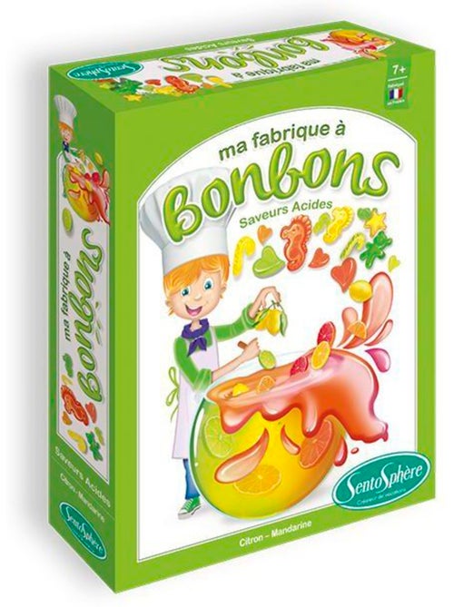 Kit créatif alimentaire - sentosphere - mini fabrique à bonbons - saveurs acides - dès 7 ans - Kiabi