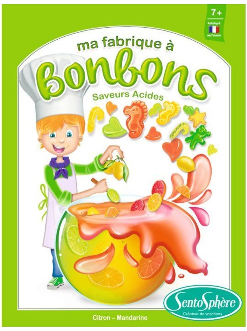Kit créatif alimentaire - sentosphere - mini fabrique à bonbons - saveurs acides - dès 7 ans Vert - Kiabi