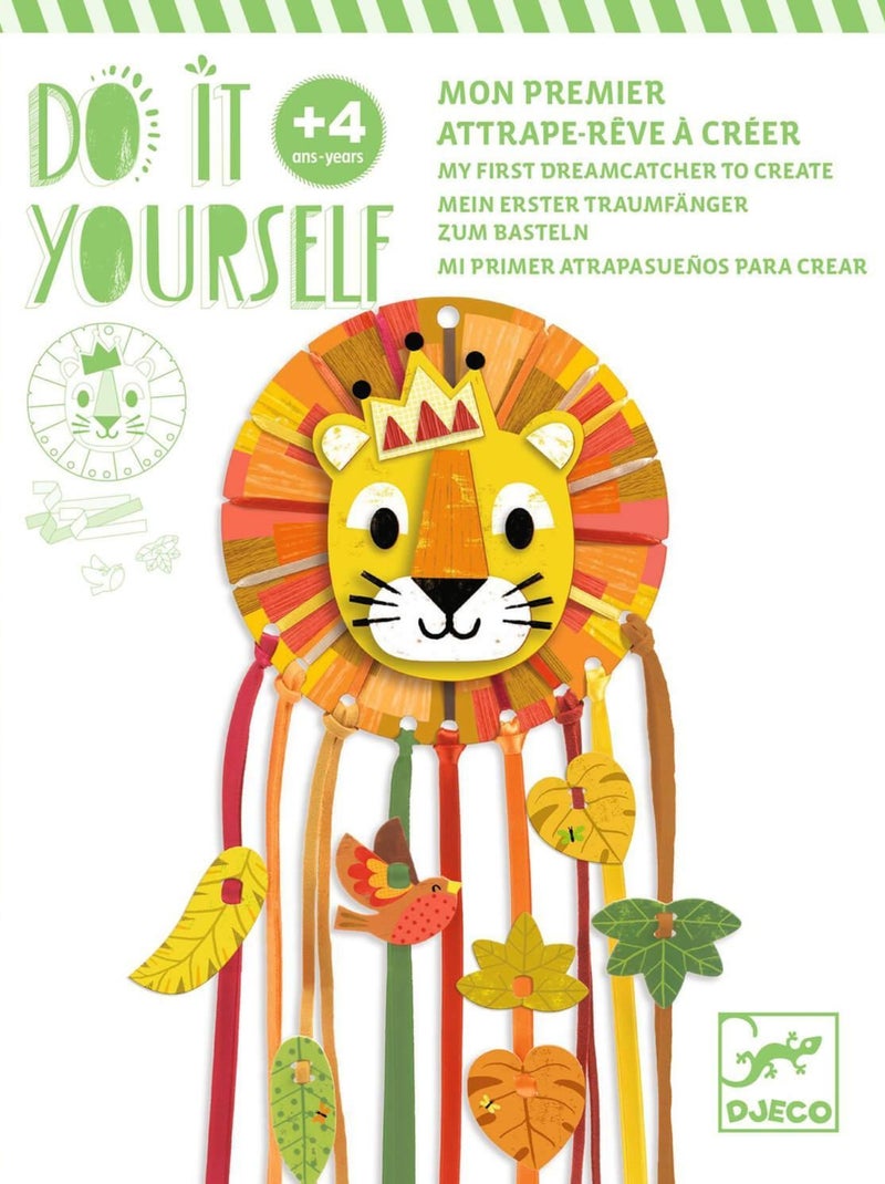 Kit créatif attrape-rêve : Petit lion N/A - Kiabi