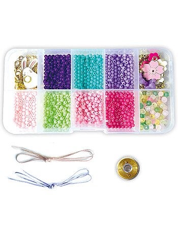 Kit créatif bijoux fleurs de perles