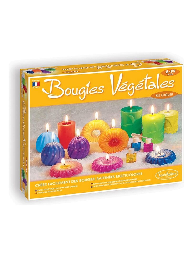 Moule à Bougies Clochette – 20 Cm De Haut, 6 Cm De Diamètre, Kit Créatif Avec Aiguille Et Mèche