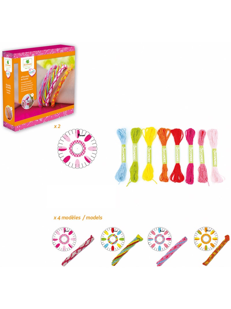 Kit créatif Bracelets d'amitié Jaune - Kiabi