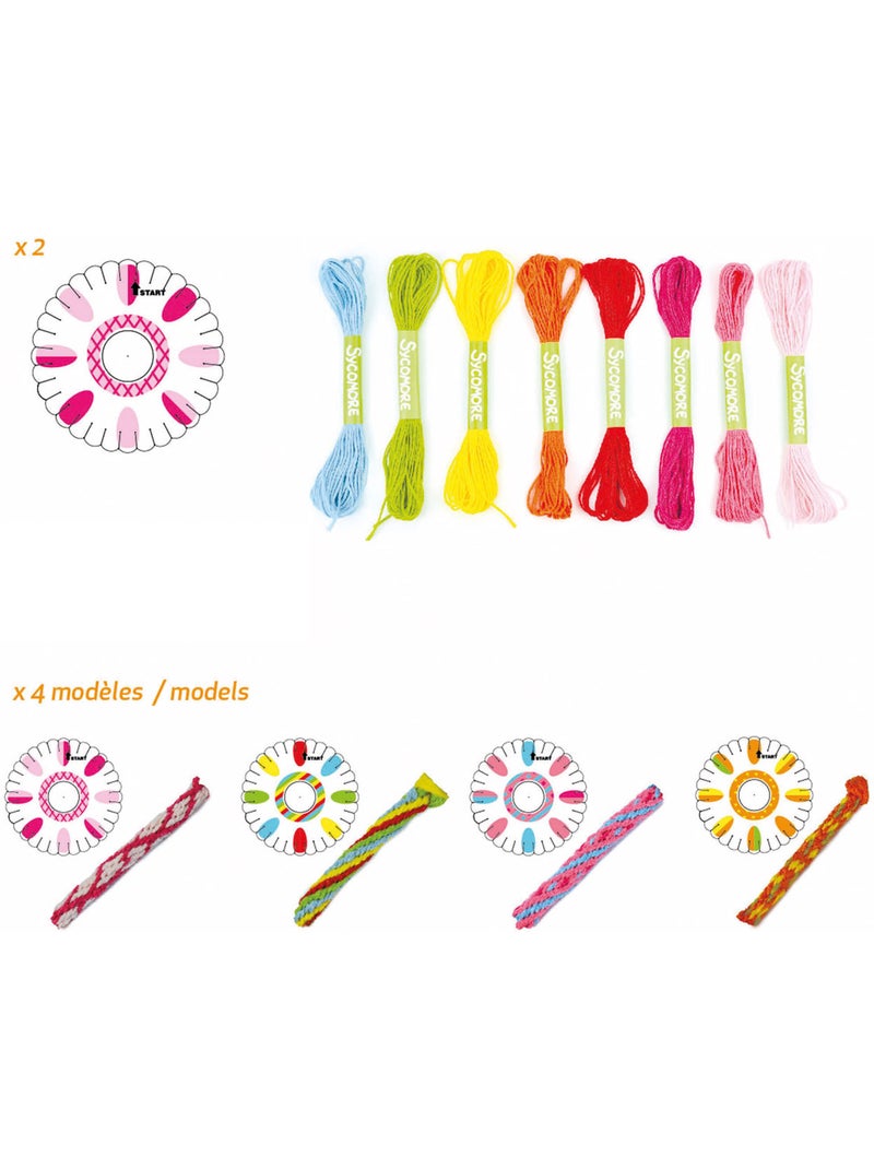 Kit créatif Bracelets d'amitié Jaune - Kiabi