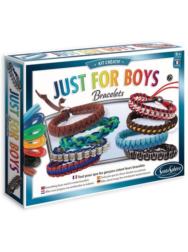 Kit créatif Bracelets : Just for boys Bleu - Kiabi