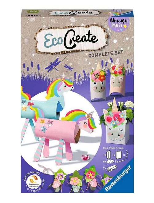 Kit créatif EcoCreate Mini - Licorne et fête d'anniversaire - Kiabi
