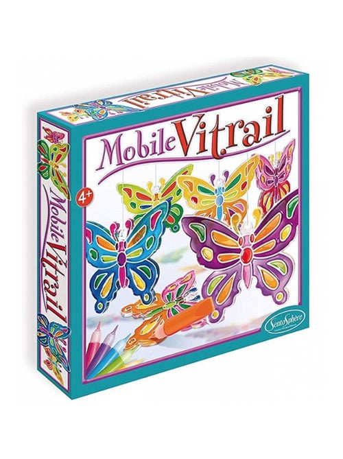 Kit Creatif Mobile Vitrail Papillon - Kiabi