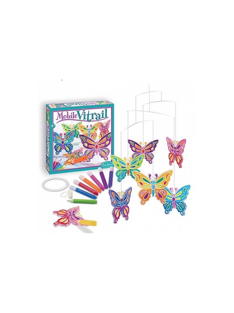 Kit Creatif Mobile Vitrail Papillon N/A - Kiabi