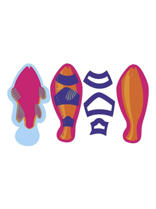 Kit créatif : Trophées 3D En Papier - Animaux Marins - Kiabi