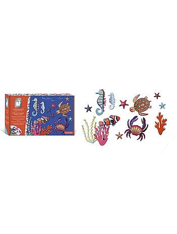 Kit créatif : Trophées 3D En Papier - Animaux Marins