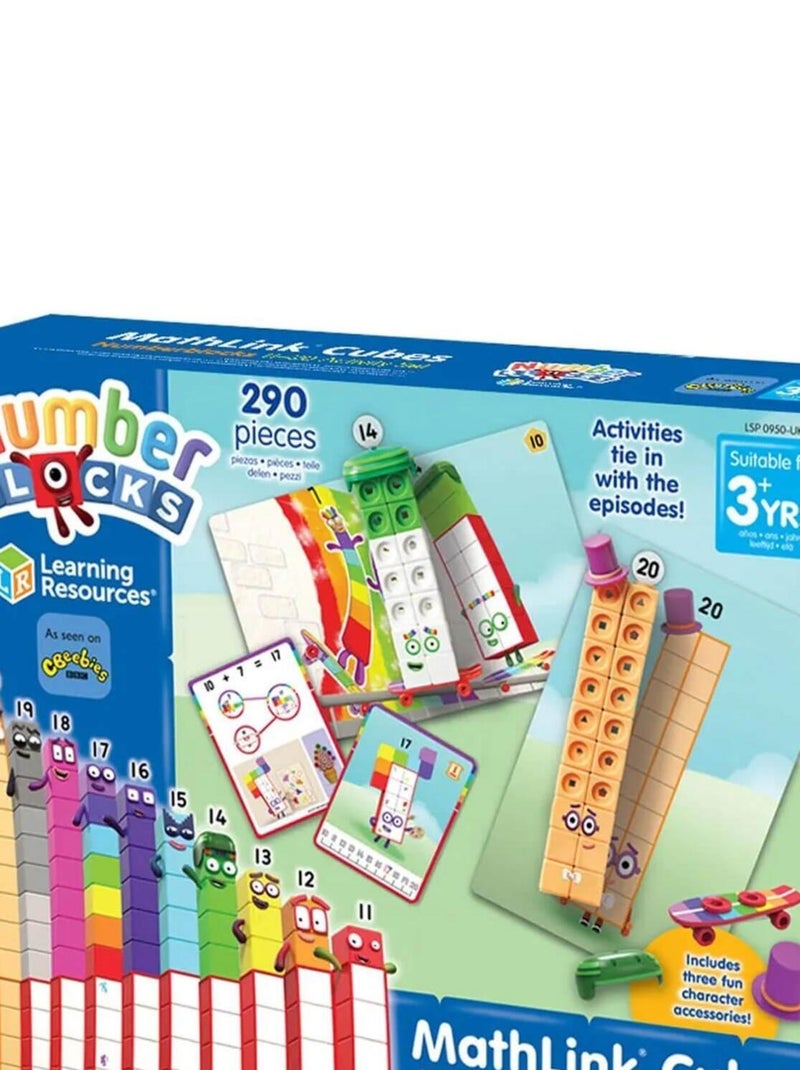 Kit d'activités avec cubes MathLink Numberblocks de 11 à 20 N/A - Kiabi