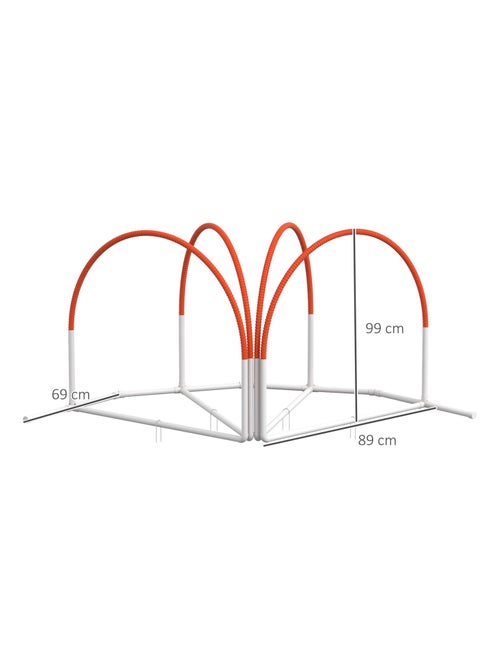 Kit d'agilité pour chien 4 pièces hooper agility - Kiabi
