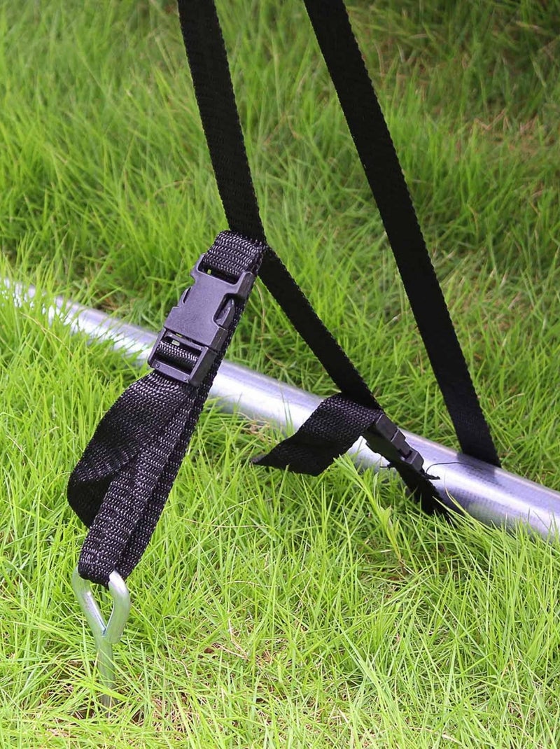 Kit d'ancrage pour trampoline Polaris Noir - Kiabi