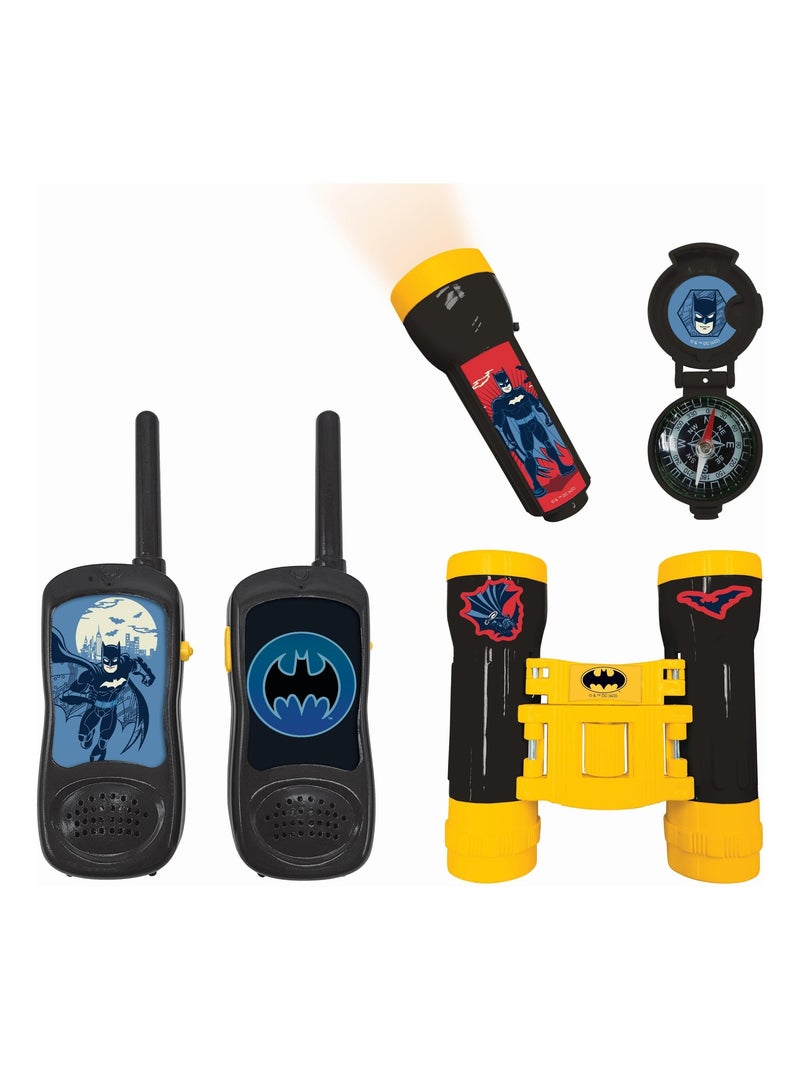 Kit d’aventurier Batman avec Talkie-Walkies portée 120m, jumelles et boussole N/A - Kiabi