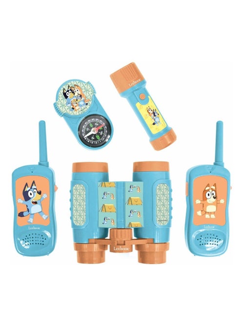 Kit d’aventurier Bluey avec Talkie-Walkies portée 120m, jumelles et boussole - Kiabi