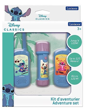 Kit d'aventurier Stitch avec talkies walkies et lampe-torche/boussole