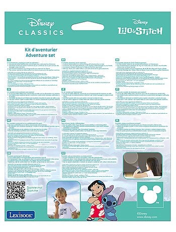 Kit d'aventurier Stitch avec talkies walkies et lampe-torche/boussole