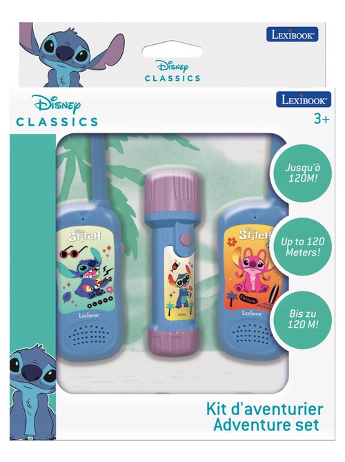 Kit d'aventurier Stitch avec talkies walkies et lampe-torche/boussole - Kiabi