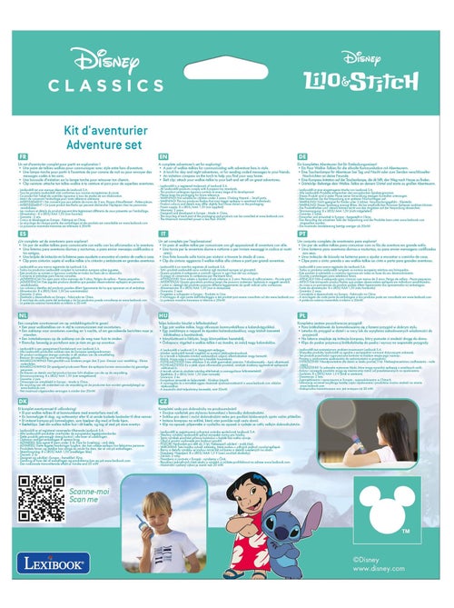 Kit d'aventurier Stitch avec talkies walkies et lampe-torche/boussole - Kiabi
