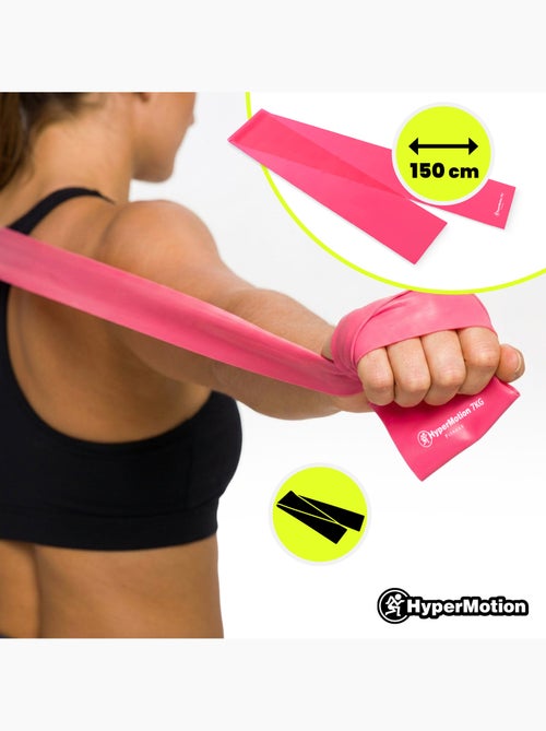 Kit de 3 bandes de résistance femmes hypermotion 7 kg avec sac de rangement - Kiabi Kit de 3 bandes de résistance femmes hypermotion 7 kg avec sac de rangement - Kiabi